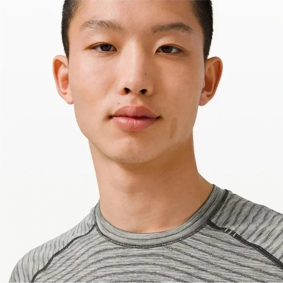 Lululemon Metal Vent Tech Short Sleeve Shirt 2.0 Wave Fade Graphite Grey/vapor - Picture 3 of 10